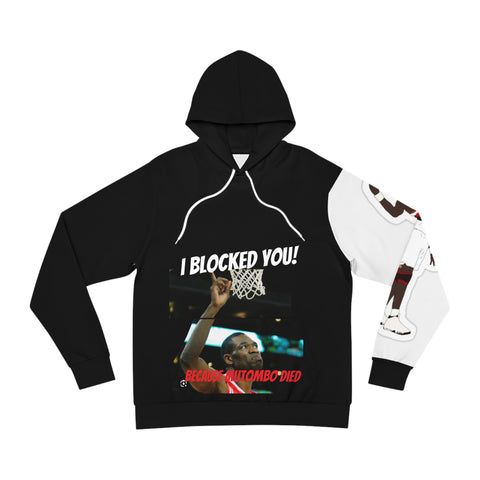 The Mutombo tribute hoodie