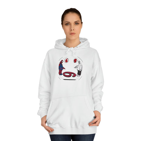 WHO WRONGER ARCTIC WHITE HOODIE